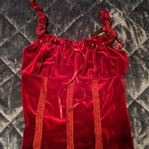 Express Velvet Tank Top